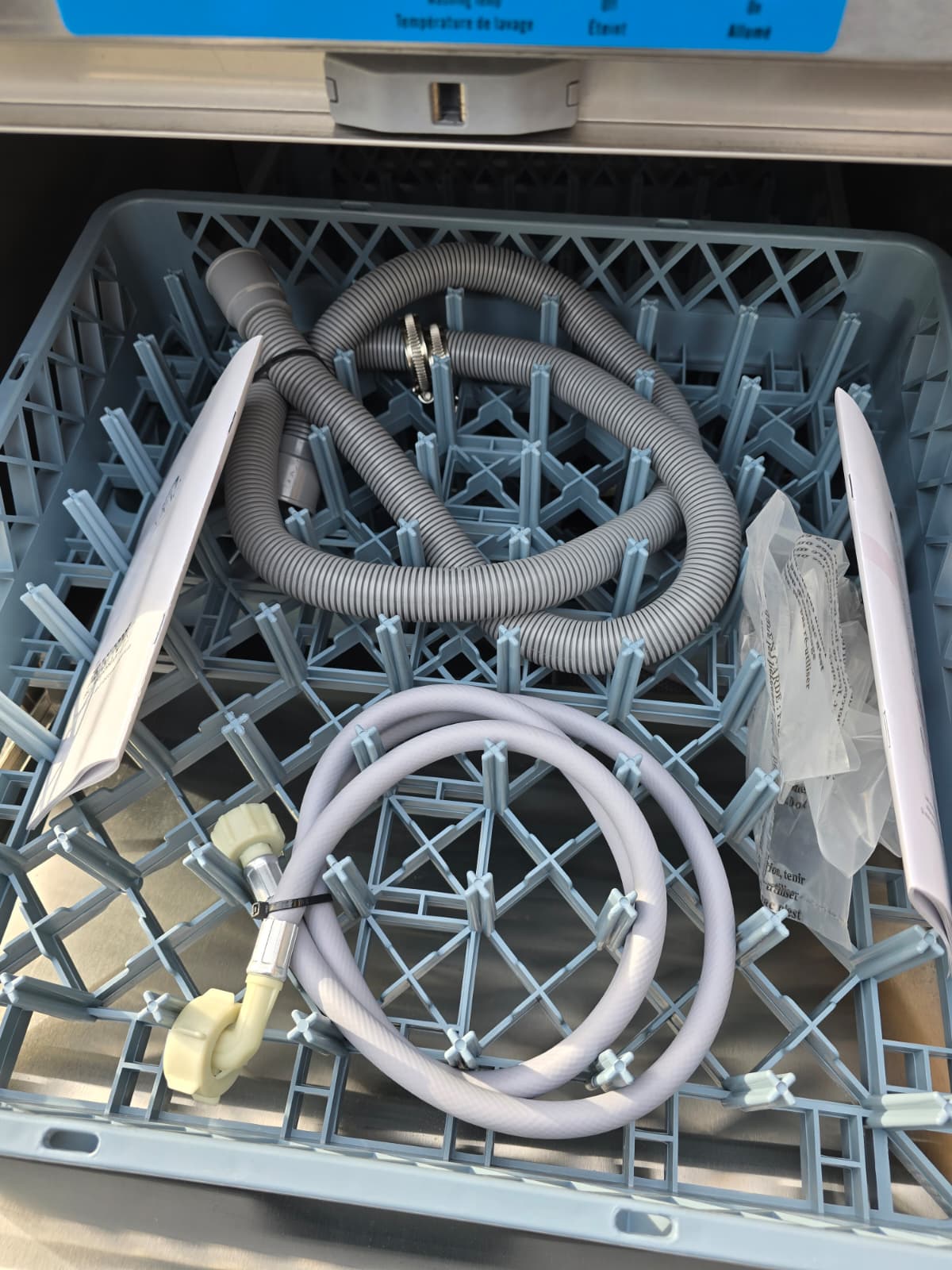 Forno 24 in. Stainless Steel Commercial Under-Counter Dishwasher with In-built Detergent and Rinse Aid Pumps