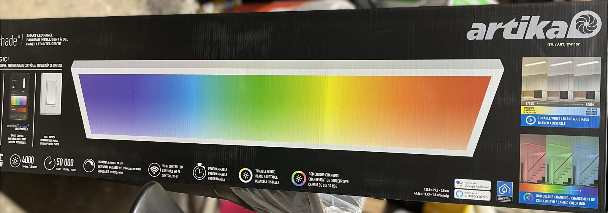 Artika Skyshade 1' x 4' Smart LED Lighting Panel