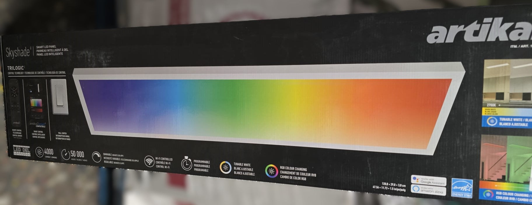 Artika Skyshade 1' x 4' Smart LED Lighting Panel