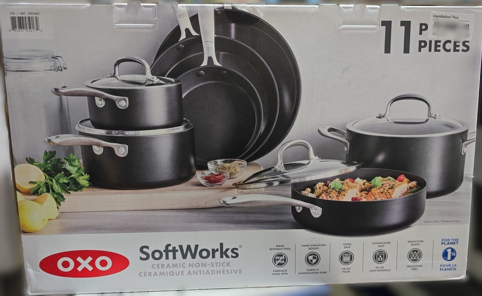 OXO Softworks Non-Stick Cookware Set, 11-pieces