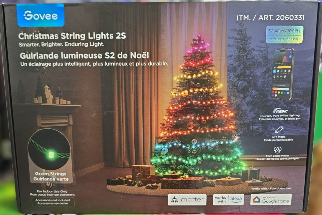 GOVEE 30.48 m (100 ft) Christmas String Lights 2S