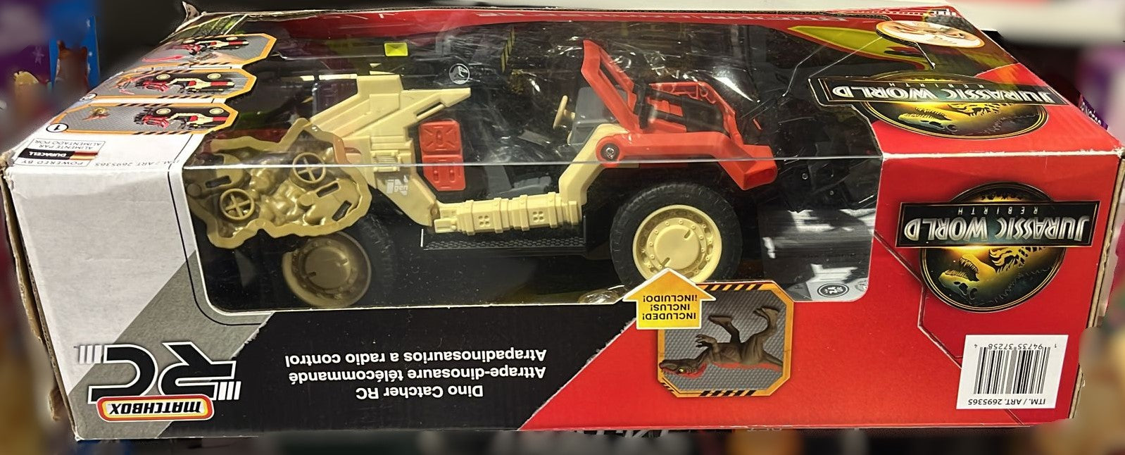 Mattel Jurassic World Dino Catcher With Remote Control