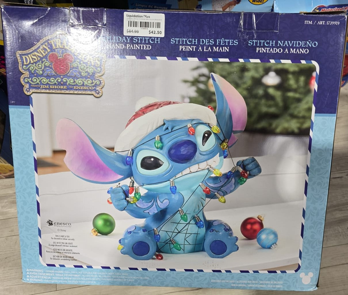 Disney Christmas Stitch by Jim Shore 37.4 cm (14.7 in.)