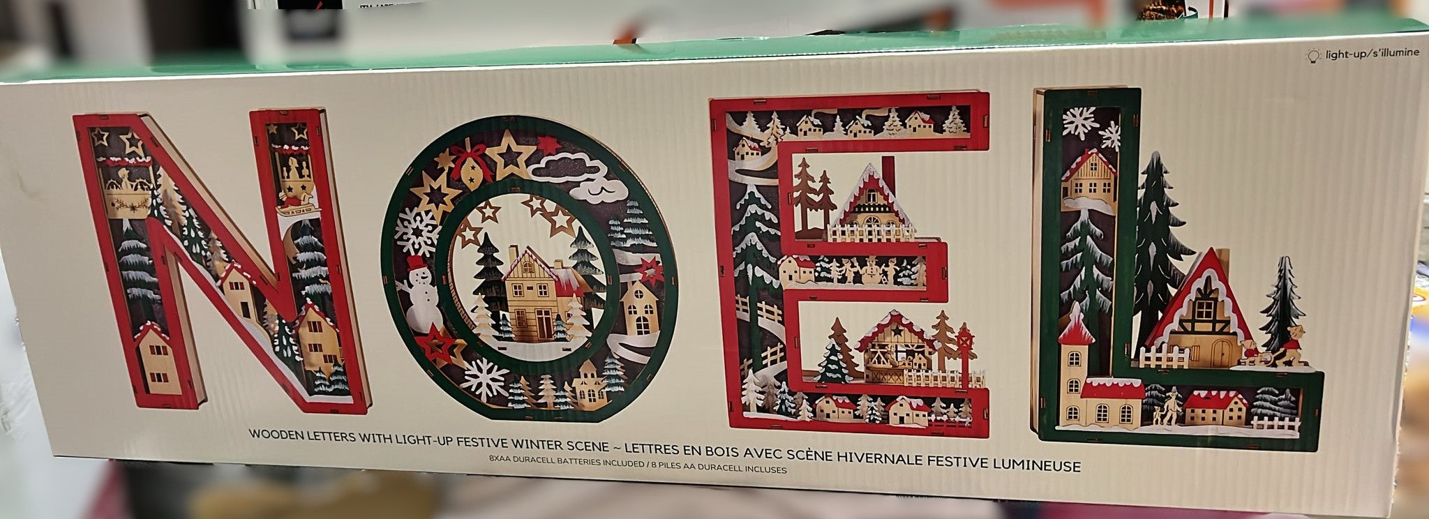 30 cm (18.8 in.) NOEL Wooden Letters