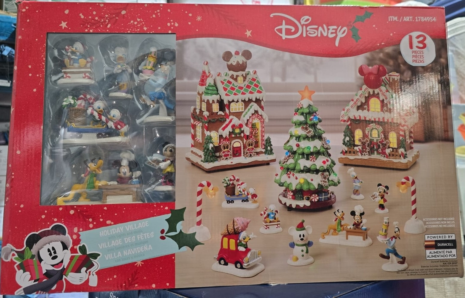 Disney Holiday Village with lights and music 13-pieces