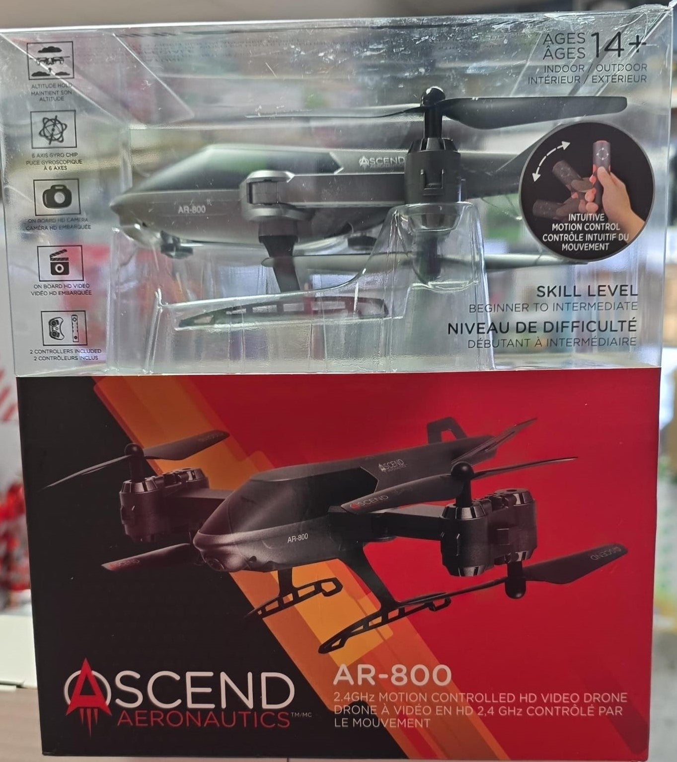 Ascend Aeronautics AR-800 2.4GHz Motion Controlled HD Video Drone