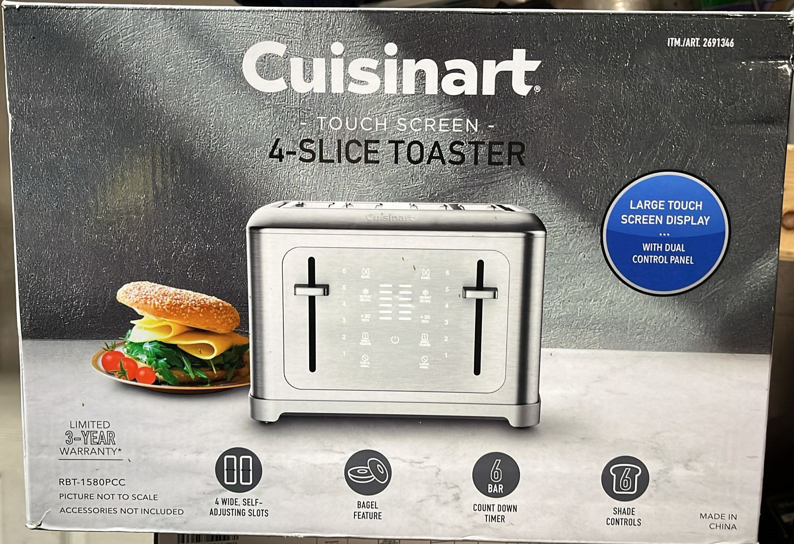 Cuisinart 4 Slice Touch Screen Toaster