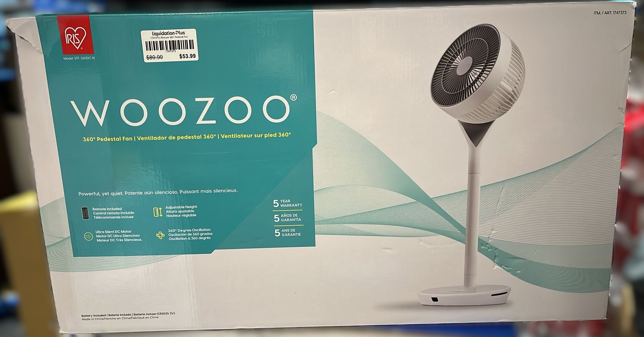 Woozoo 360° Pedestal Fan