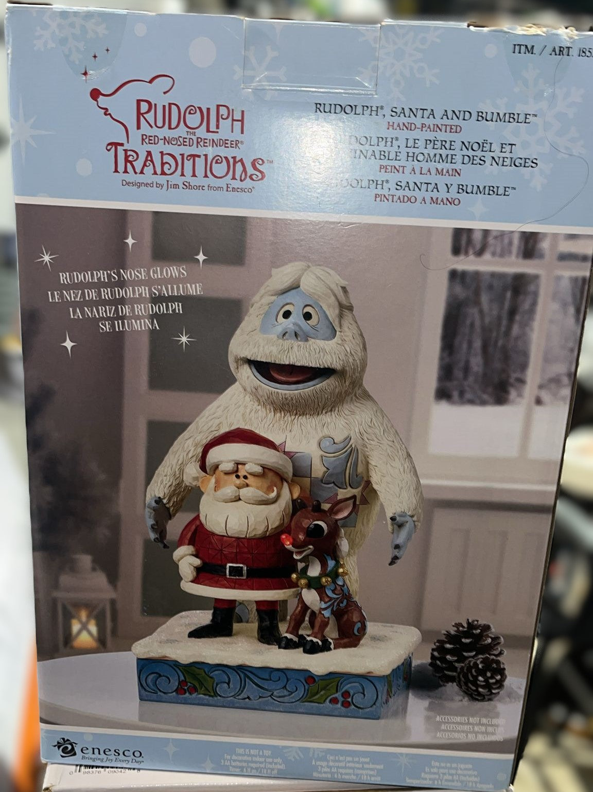 31.75 cm (12.50 in.) Holiday - Rudolph, Bumble and Santa by Jim Shore