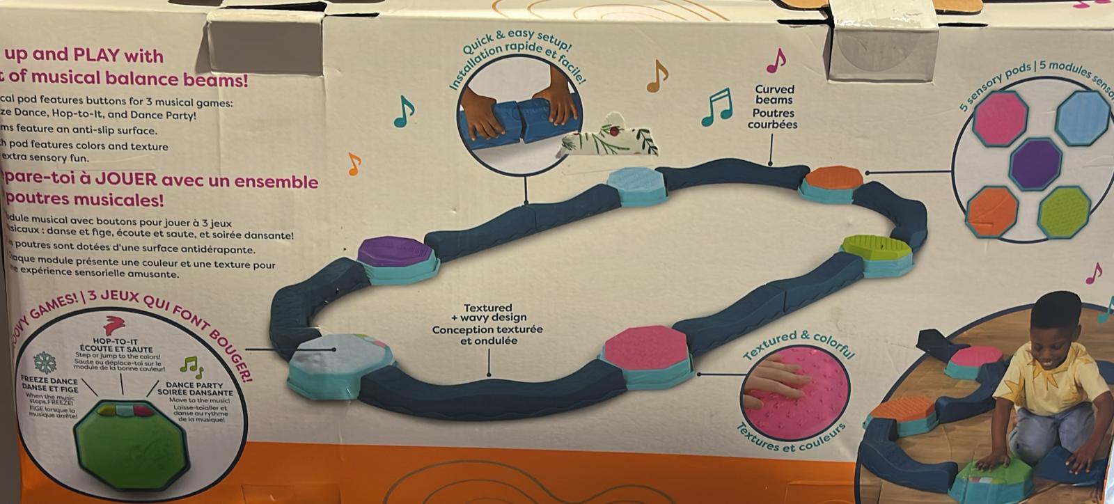 MUSCIAL BALANCE BEAMS KIDS BALANCE TRACK 14 COMPONENTS