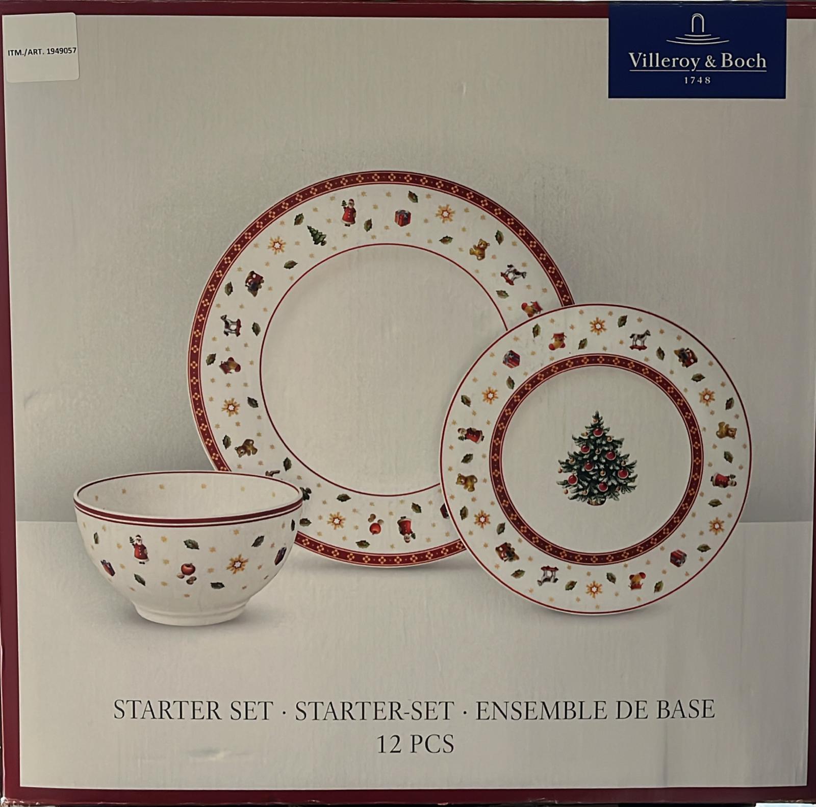 Villeroy & Boch Toys Delight Porcelain Dinnerware Set, 12-pieces