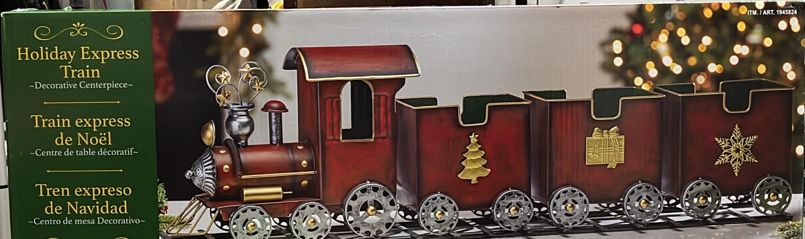 94 cm (37 in.) Holiday Express Train Decoration