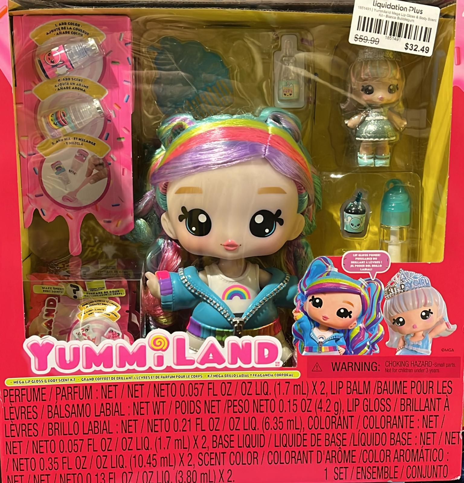 Yummiland Mega Lip Gloss & Body Scent Kit - Bianca Bubblegum