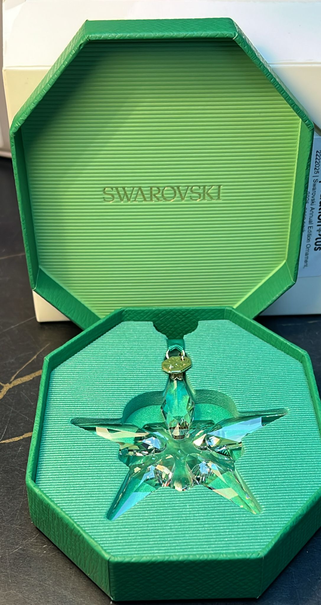 Swarovski Annual Edition Ornament, 2025, open pack