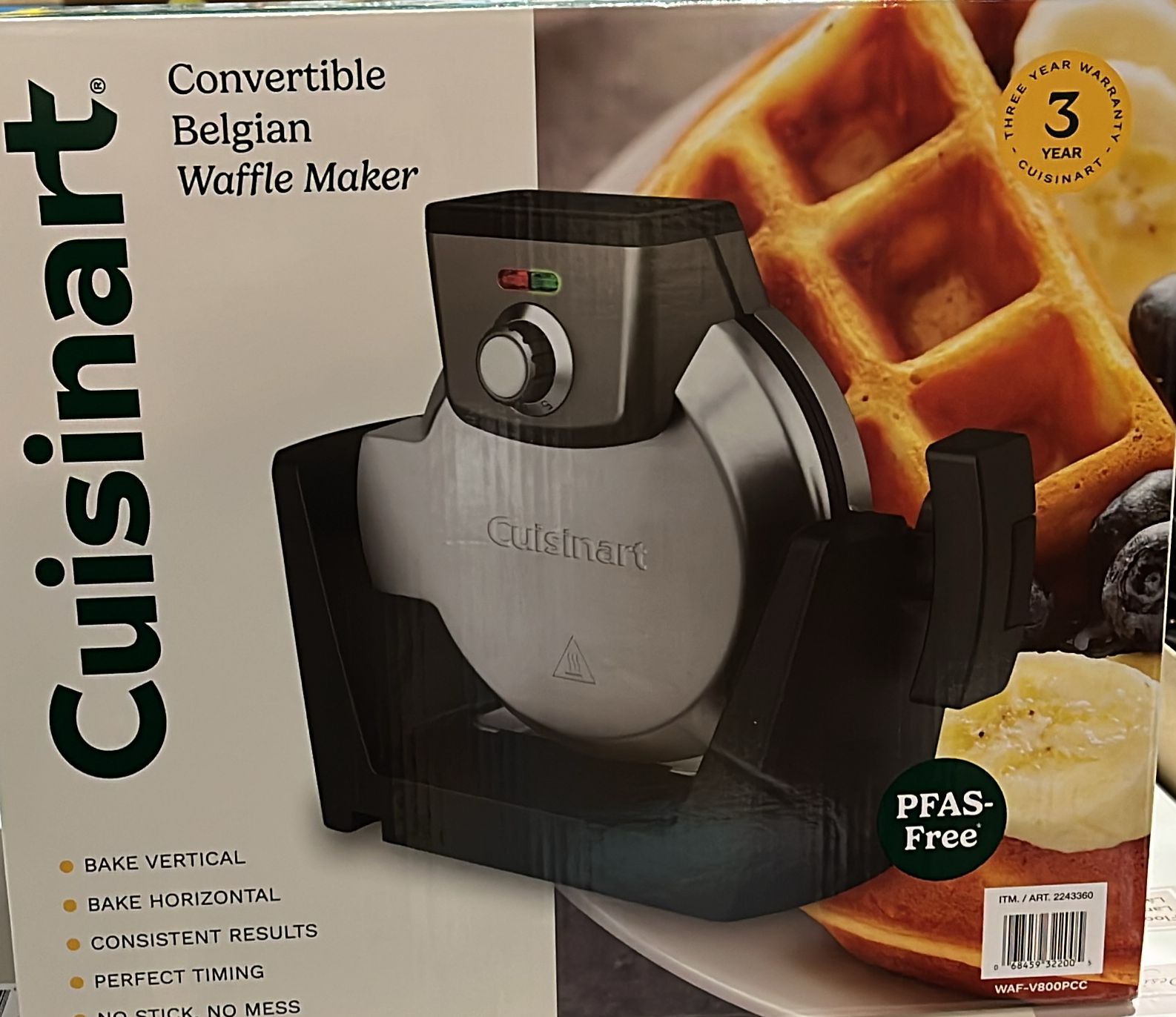 Cuisinart Convertible Belgian Waffle Maker