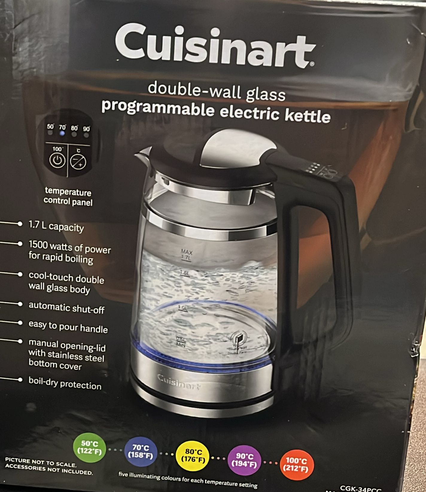 Cuisinart Digital Double Layer Glass Tea Kettle