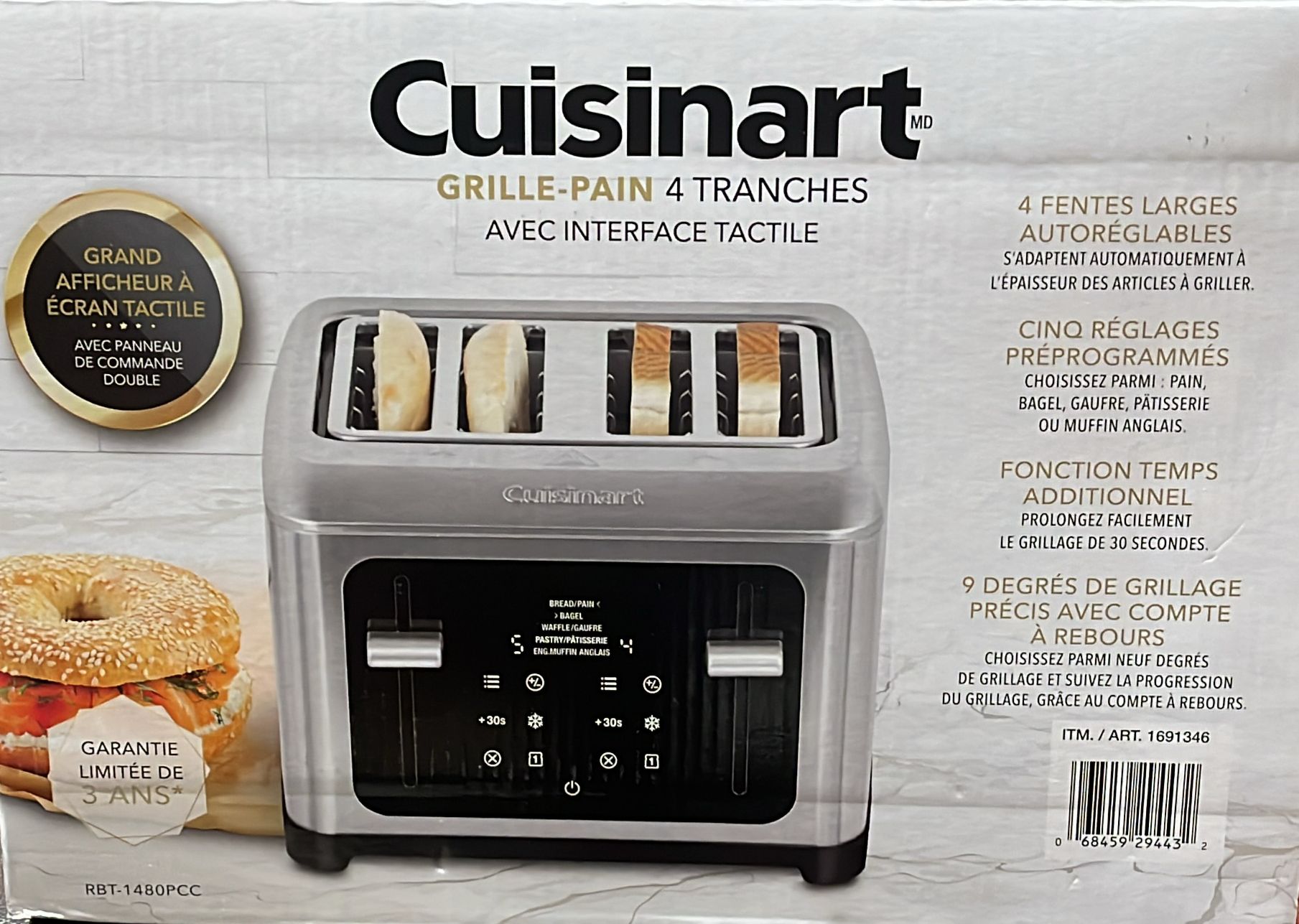Cuisinart 4-Slice Touchscreen Toaster