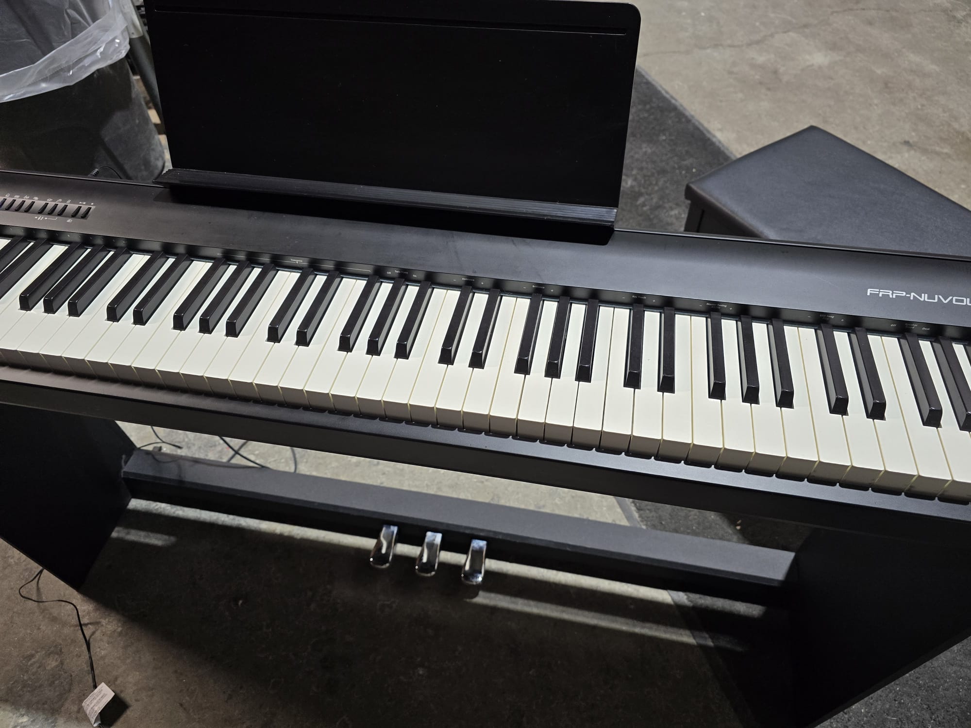 Roland FRP Nuvola Digital Piano Bundle with Bench (no Headphones no box)