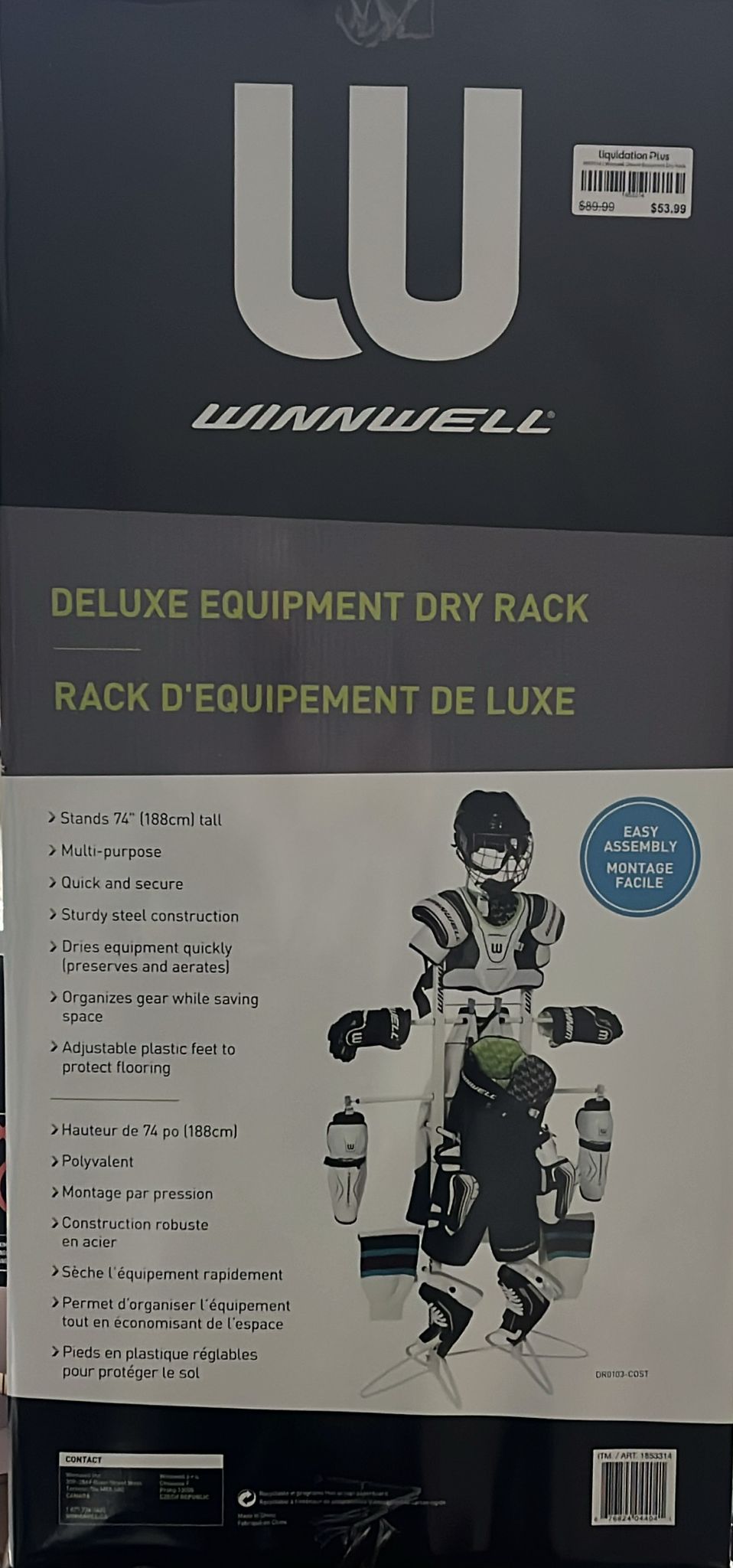Winnwell Deluxe Equipment Dry Rack