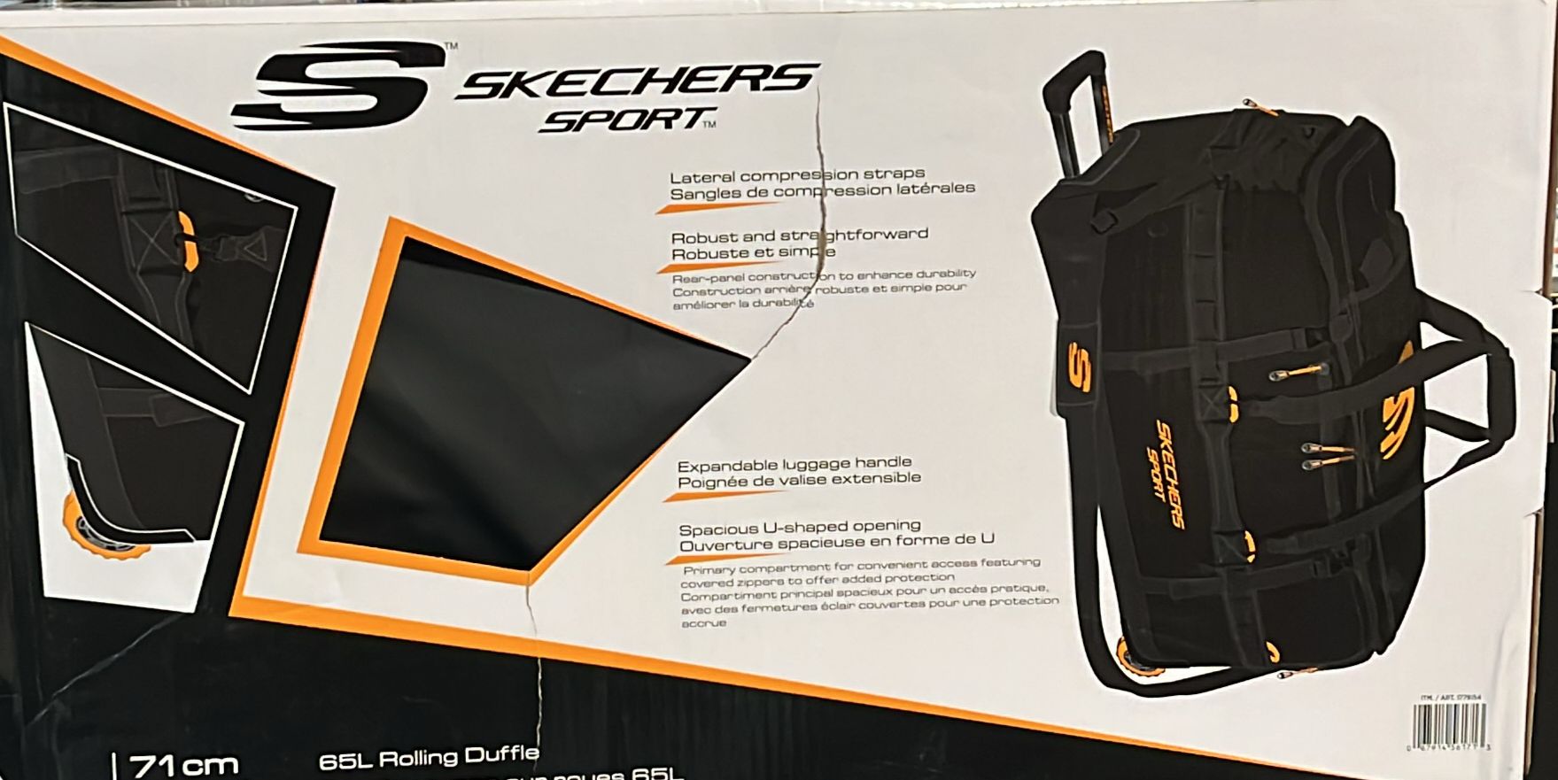 Skechers Rolling Duffle with Trolley Handle