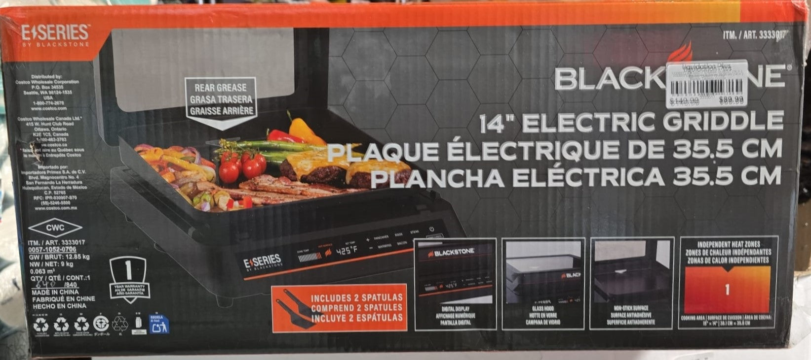 Blackstone E-Series 35.56 cm (14 in.) Electric Tabletop Griddle