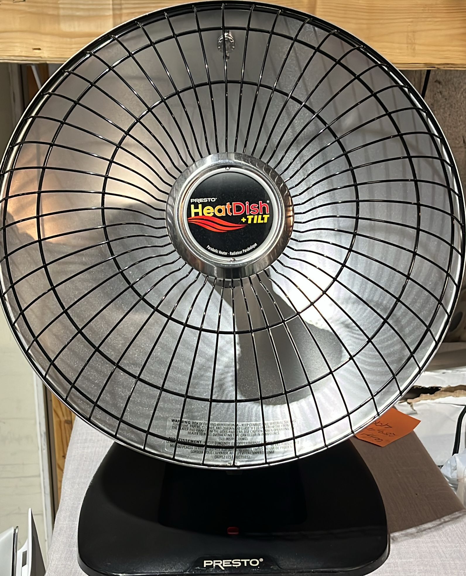 PRESTO HeatDish Plus Tilt Parabolic Heater