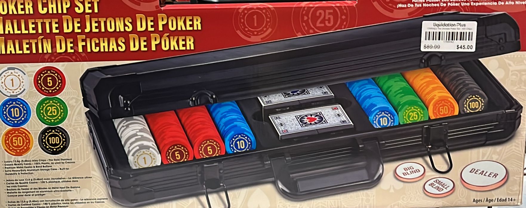 The Ultimate Poker Set - 400 Chips