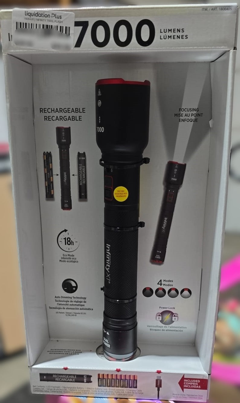 Infinity X1 7000 Lumen Flashlight