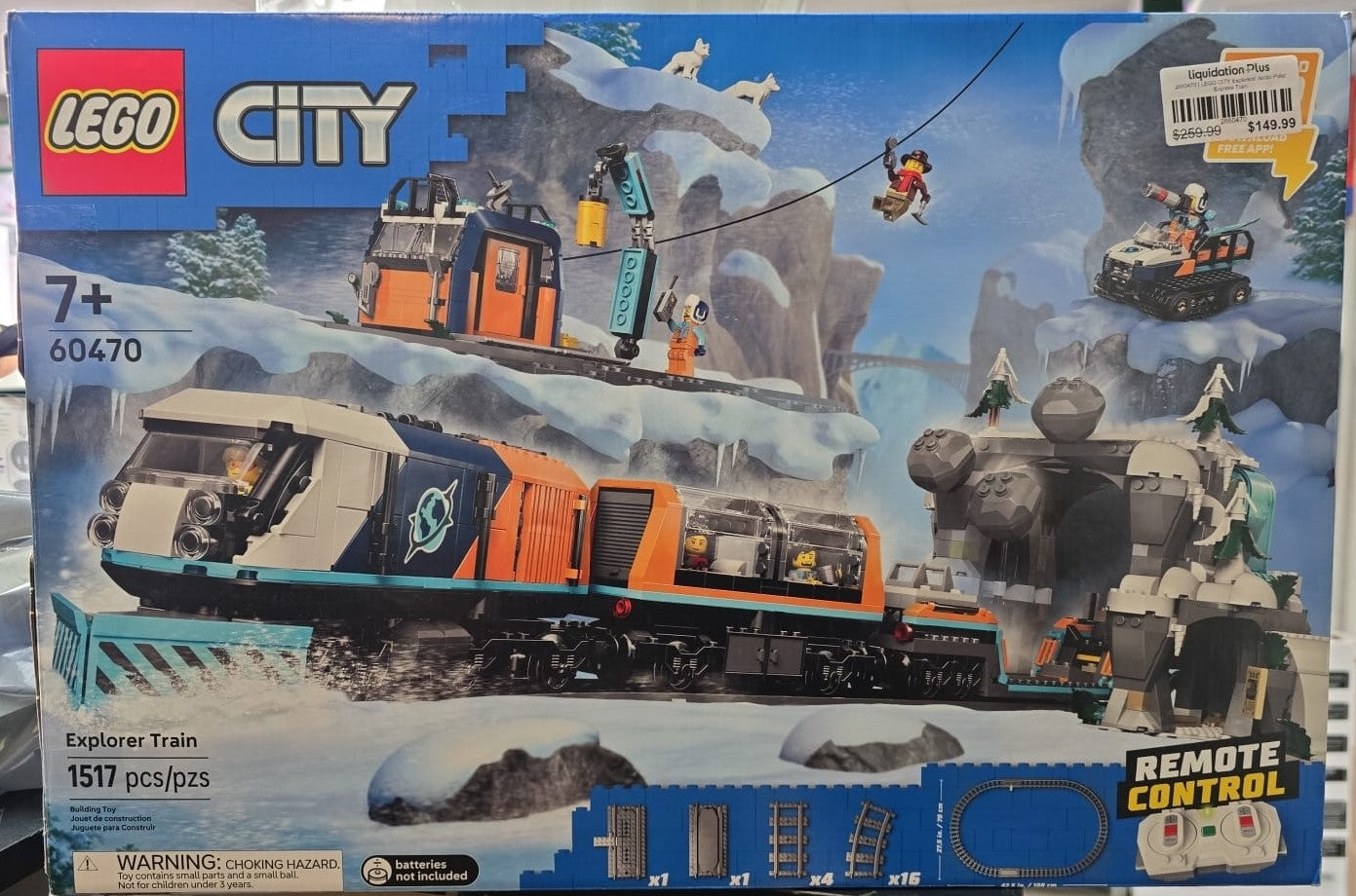 LEGO CITY Explorers' Arctic Polar Express Train