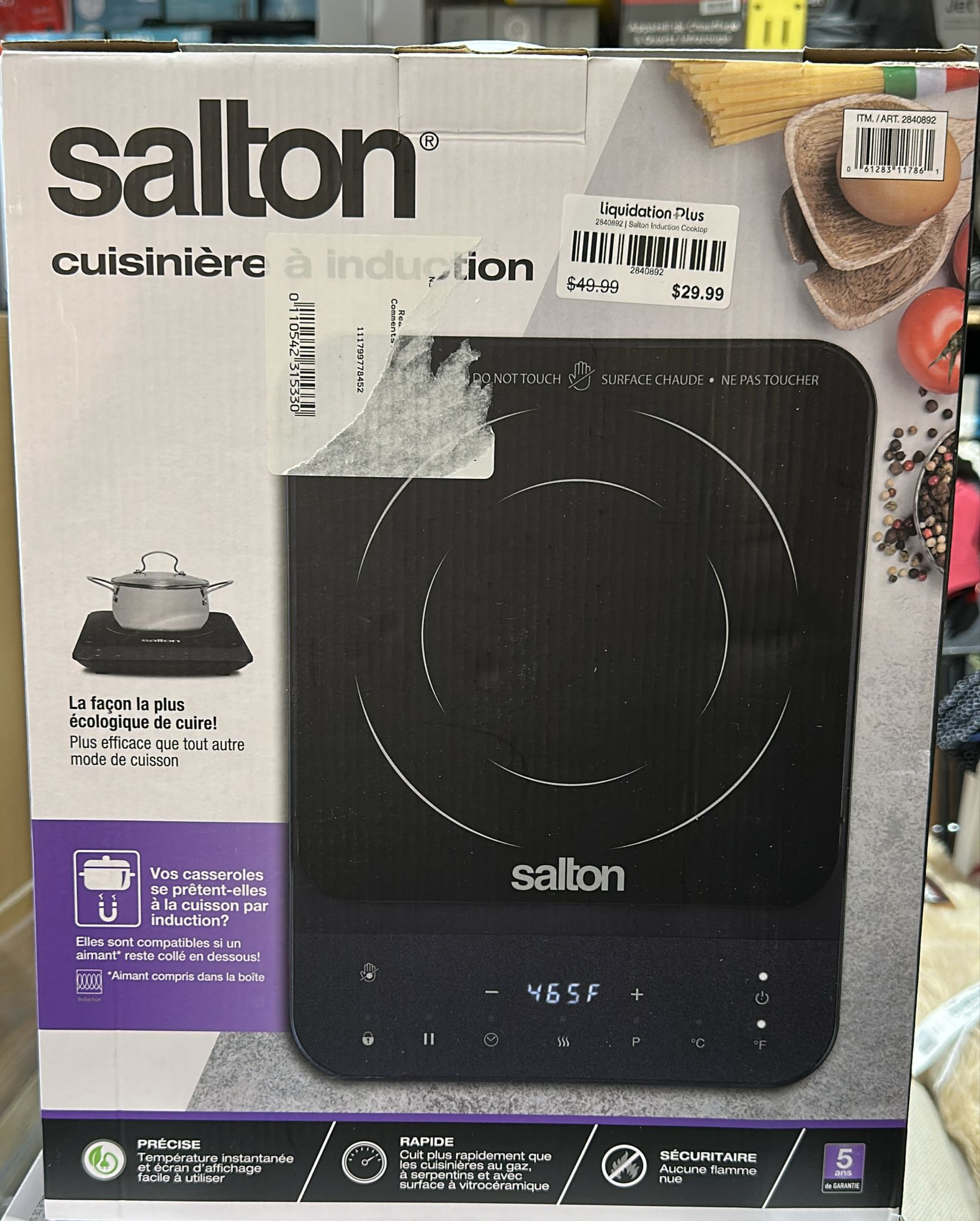 Salton Induction Cooktop