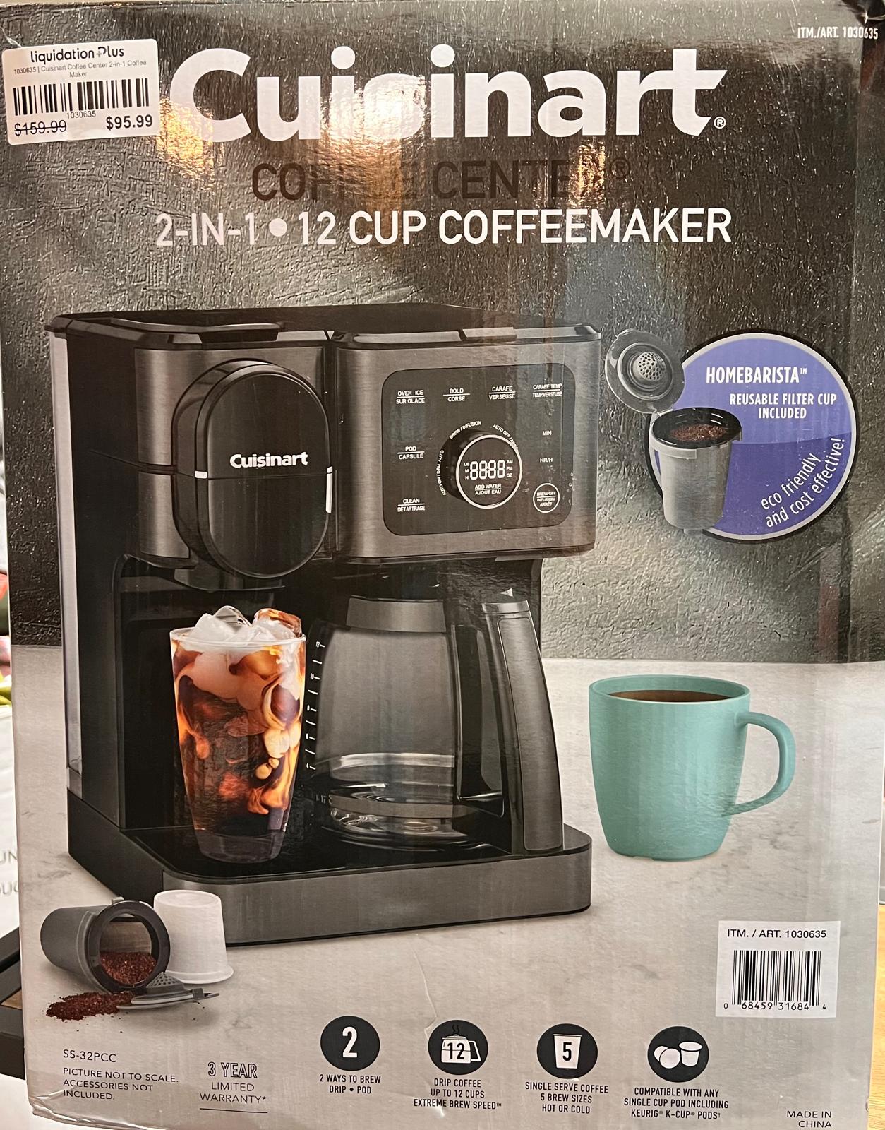 Cuisinart Coffee Center 2-in-1 Coffee Maker