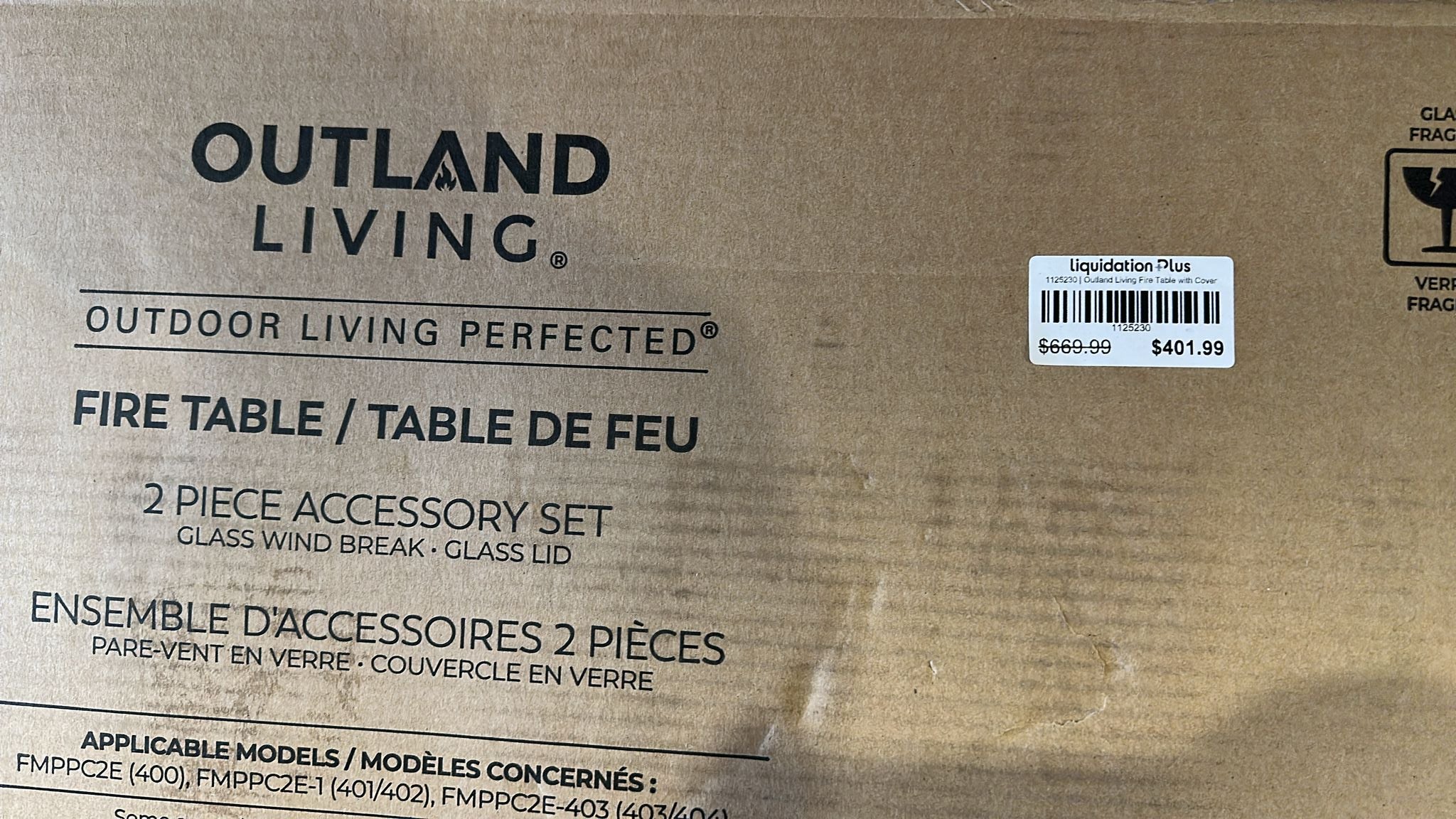 Outland Living Fire Table with Cover