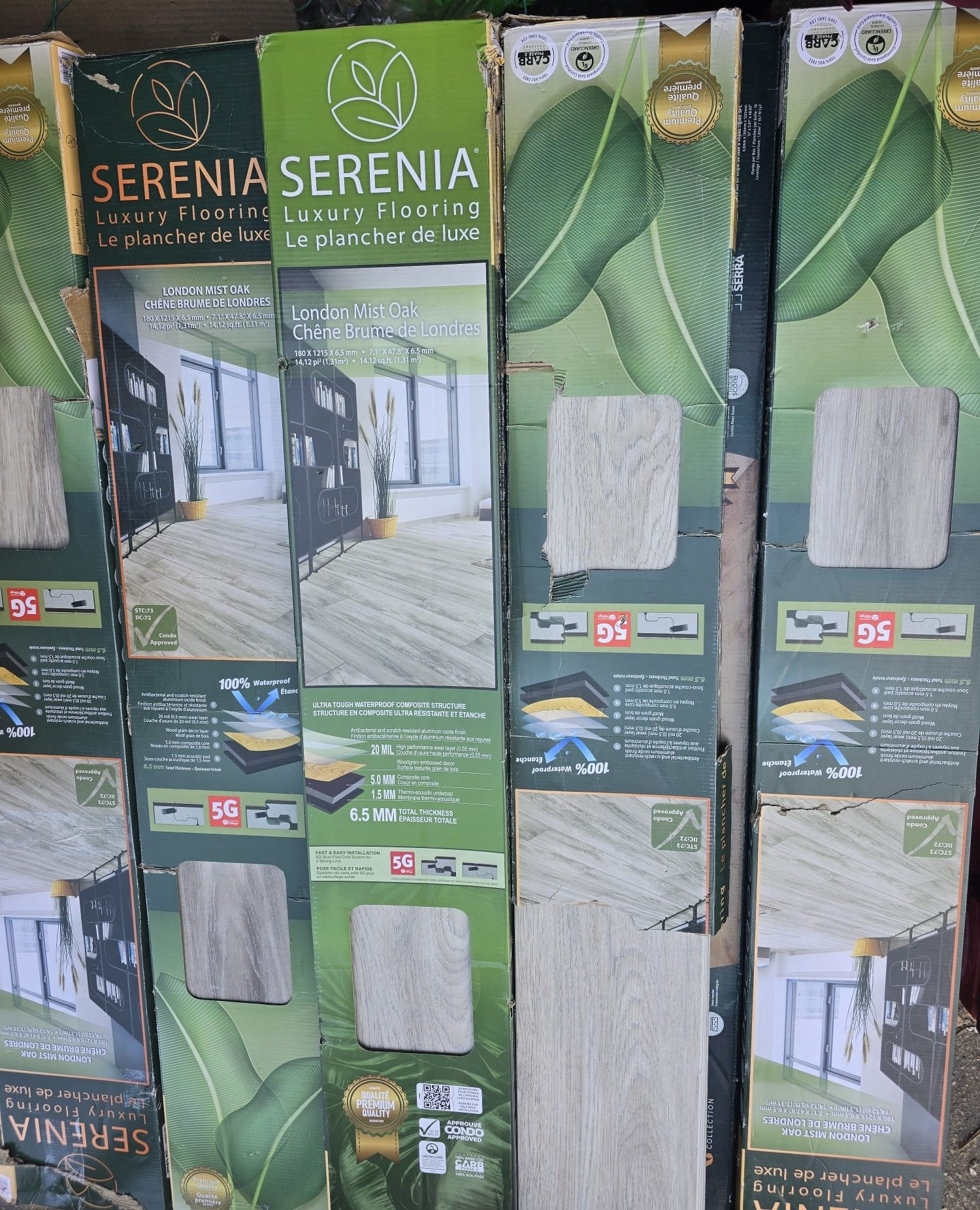 SERENIA 18 cm (7.1 in.) Vinyl Plank Flooring