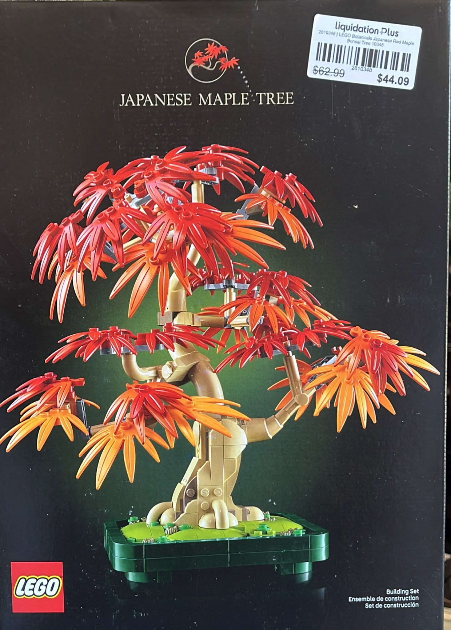 LEGO Botanicals Japanese Red Maple Bonsai Tree 10348