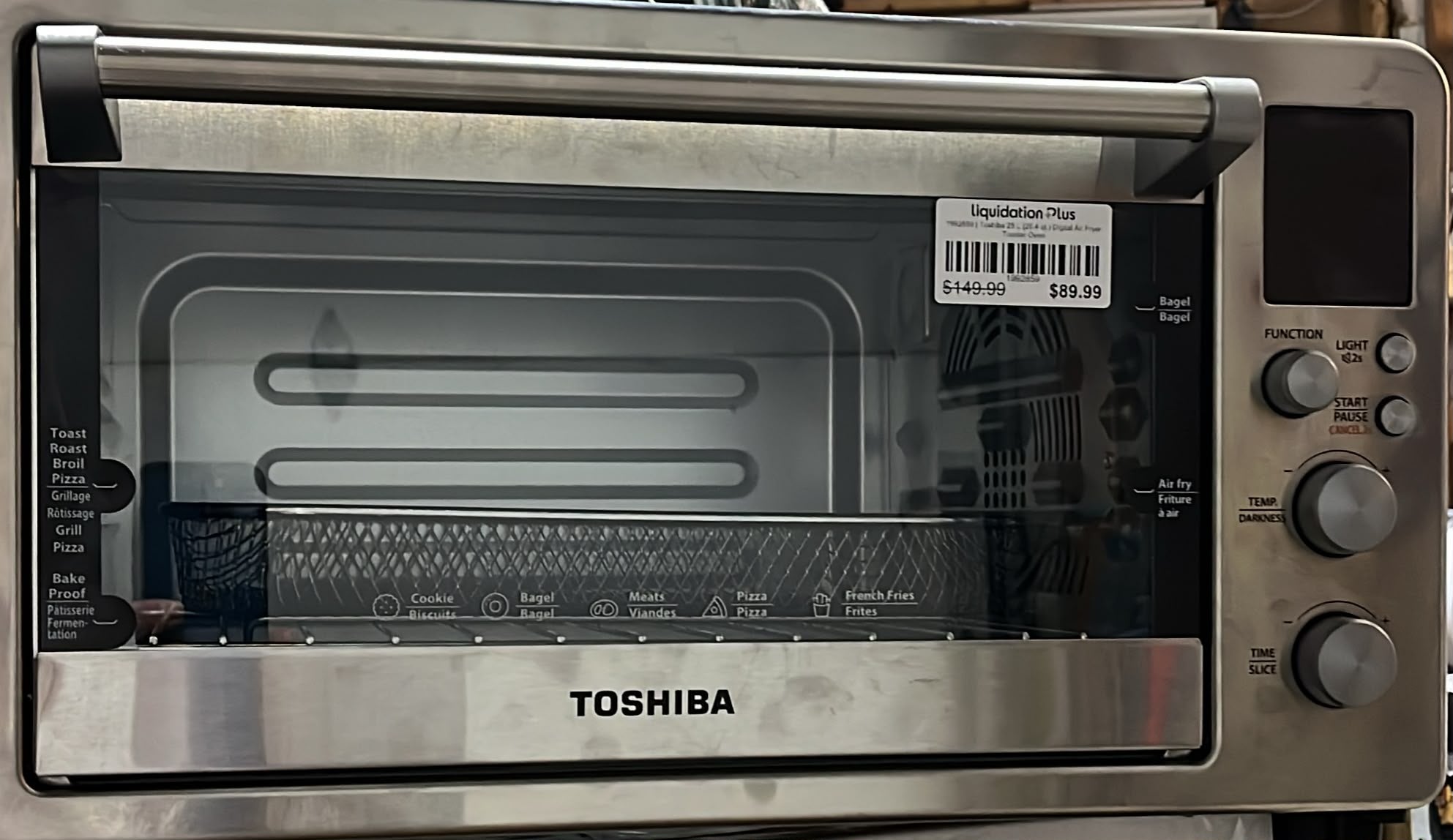Toshiba 25 L (26.4 qt.) Digital Air Fryer Toaster Oven
