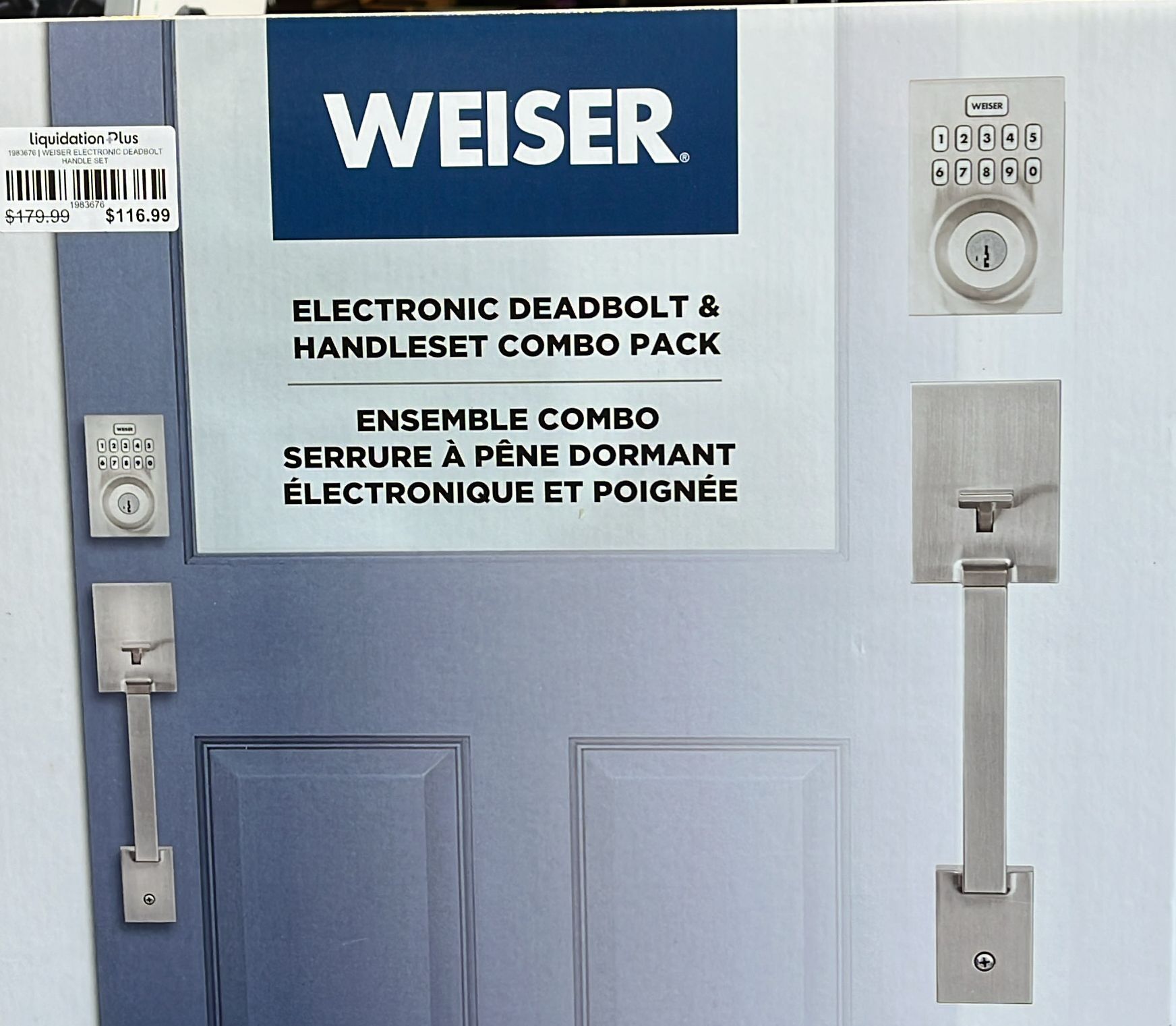 Weiser Electronic Door Lock and Handle Set