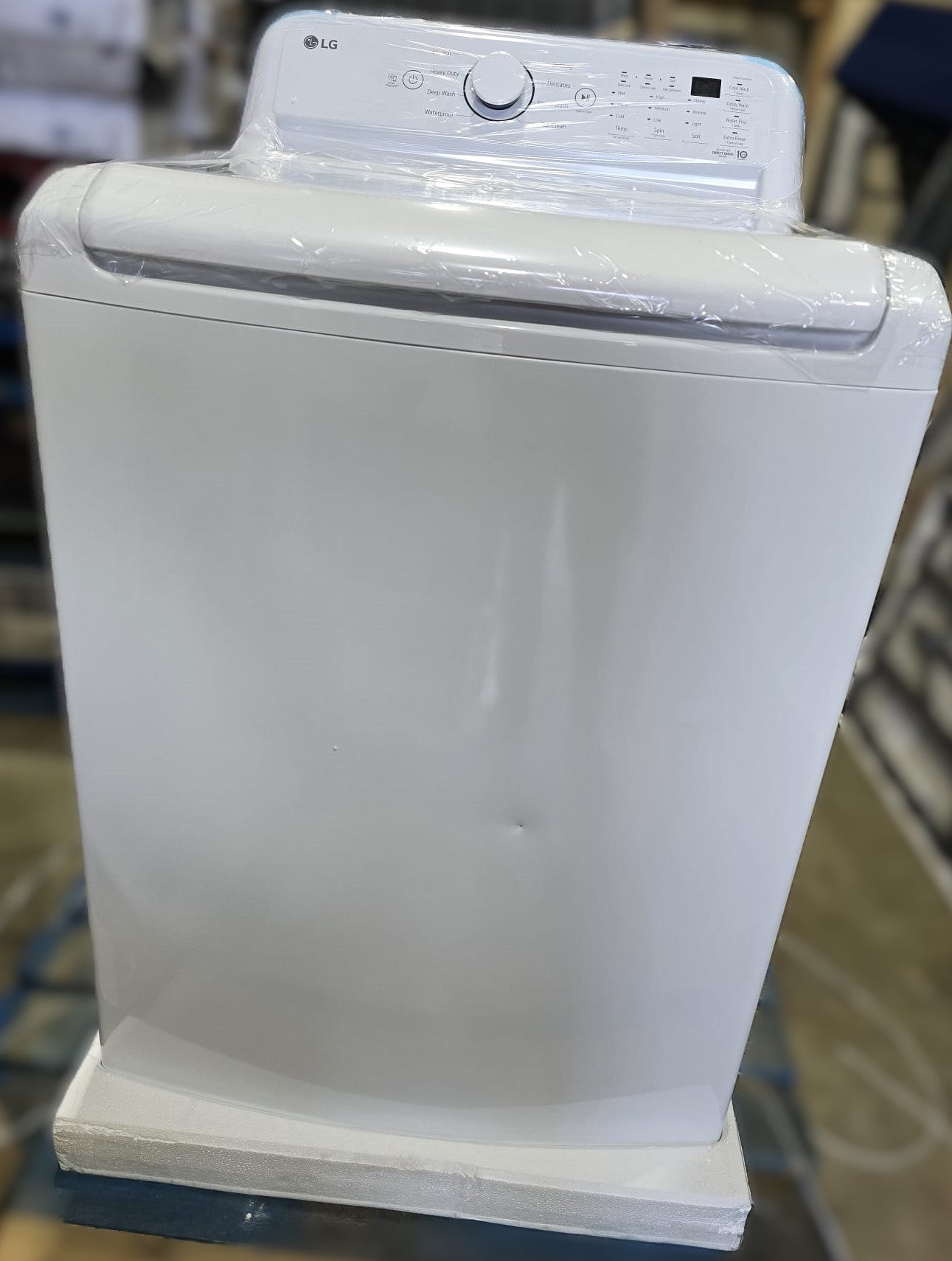 LG 5.2 cu ft. White Top Load Washer with TurboDrum Technology