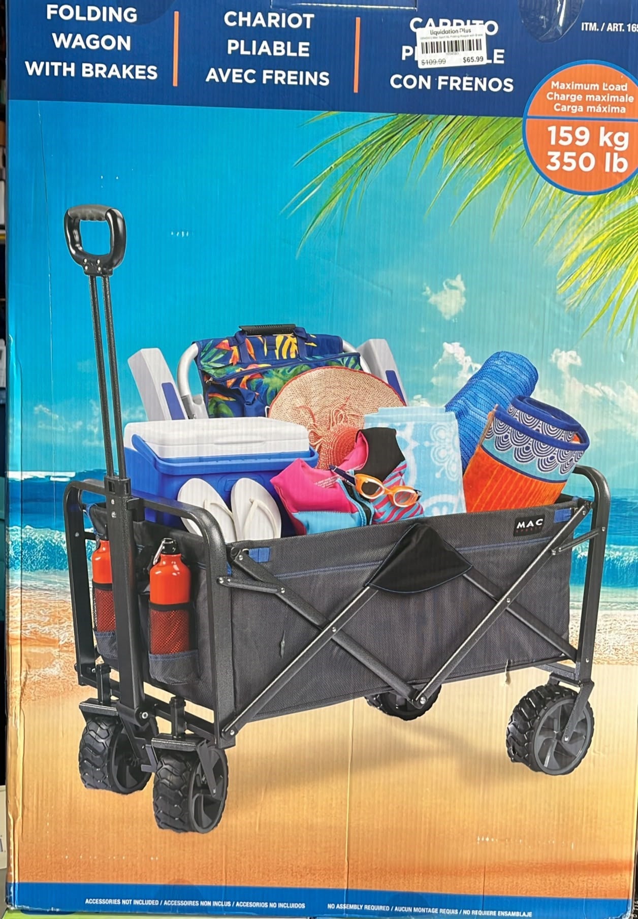 Mac Sport XL Folding Wagon with Brake