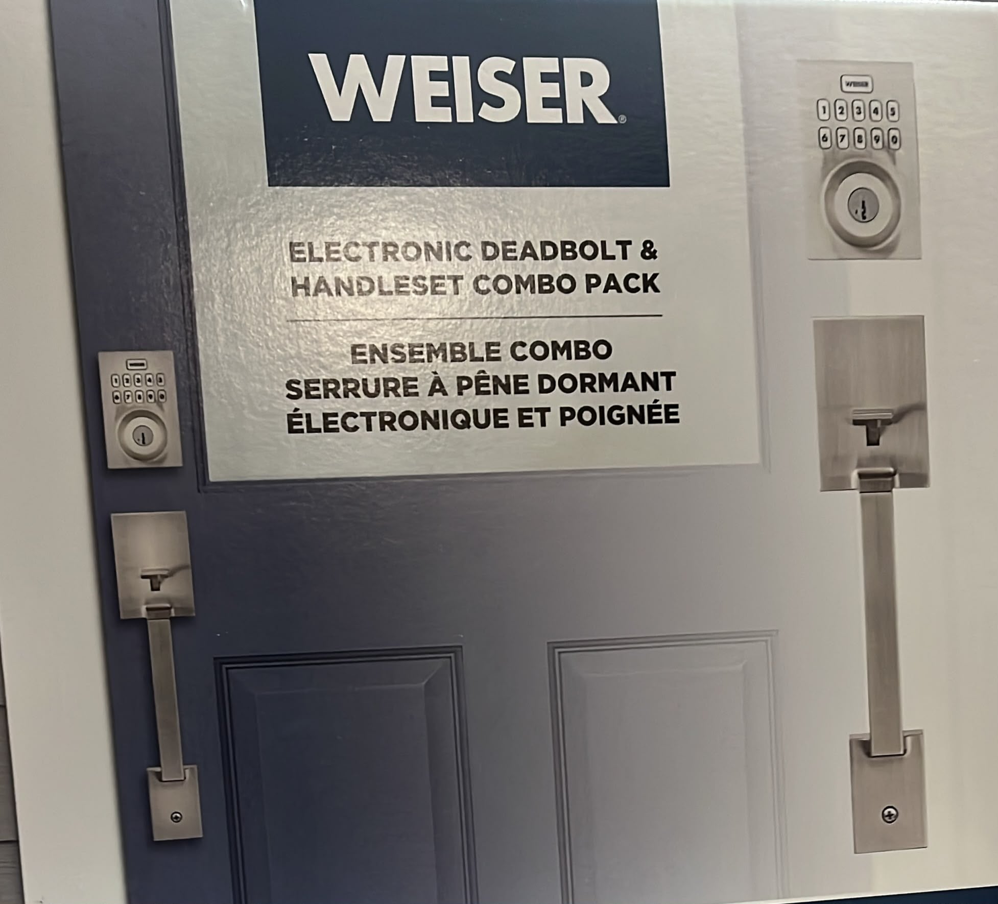 Weiser Electronic Door Lock and Handle Set