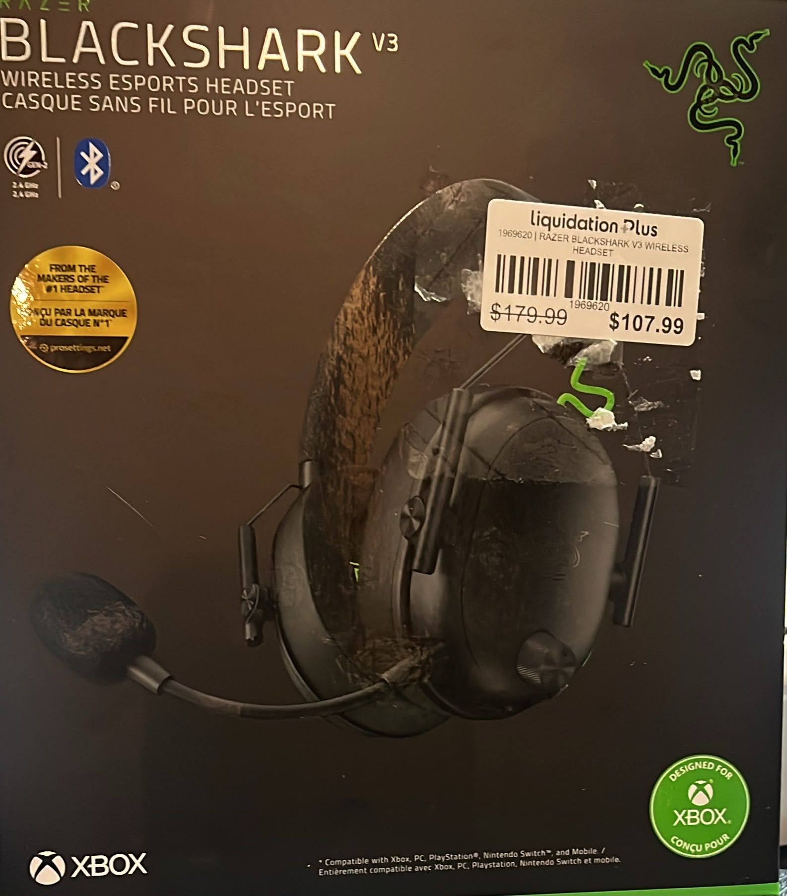 RAZER BLACKSHARK V3 WIRELESS HEADSET