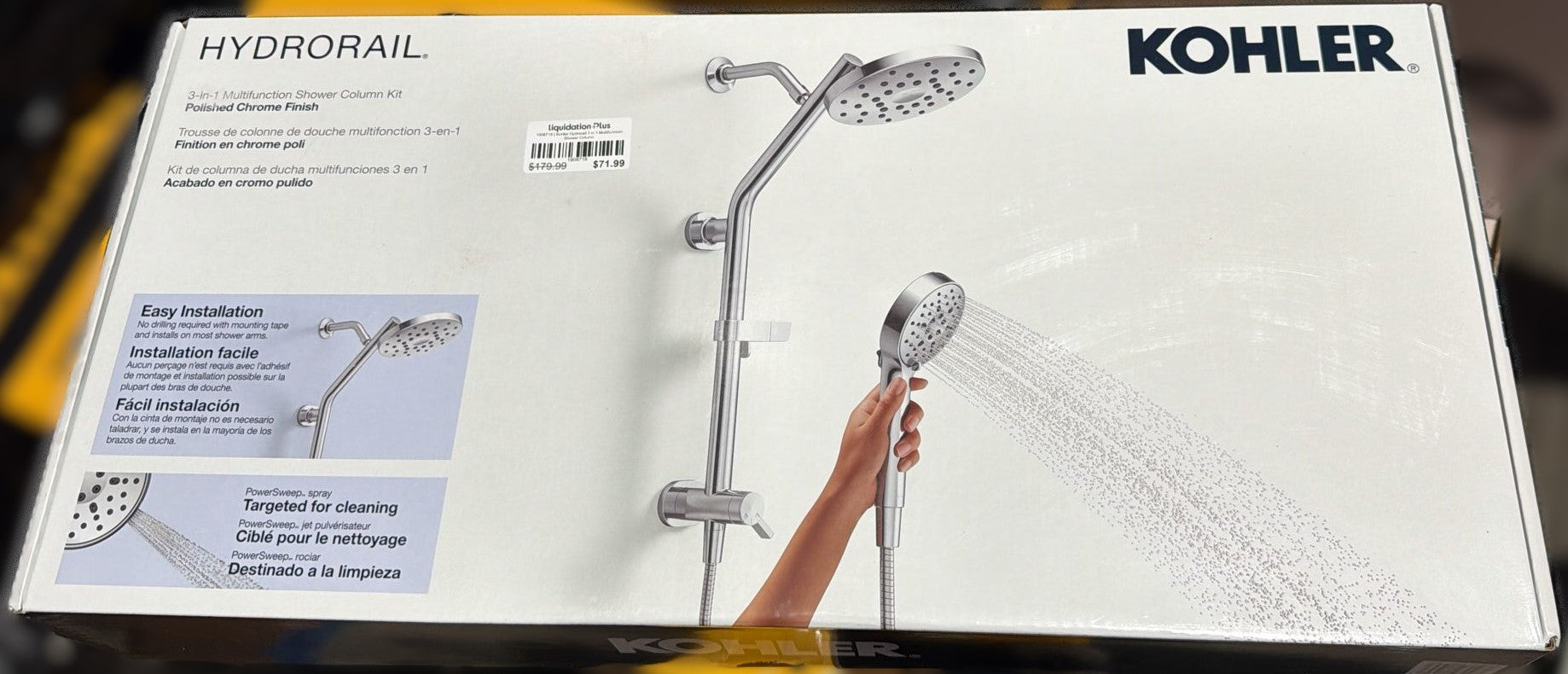 Kohler Hydrorail 3 in 1 Multifunction Shower Column