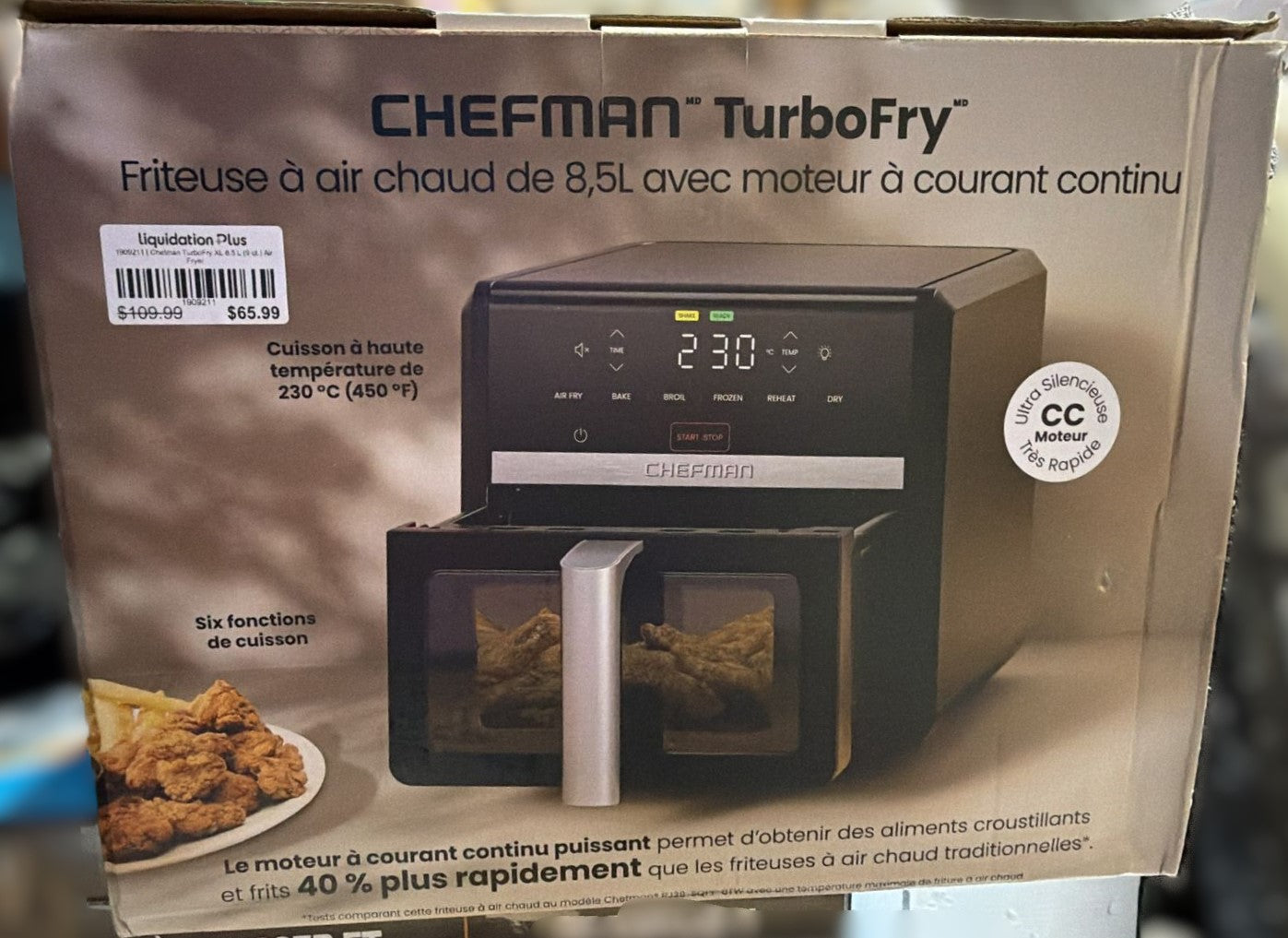 Chefman TurboFry XL 8.5 L (9 qt.) Air Fryer