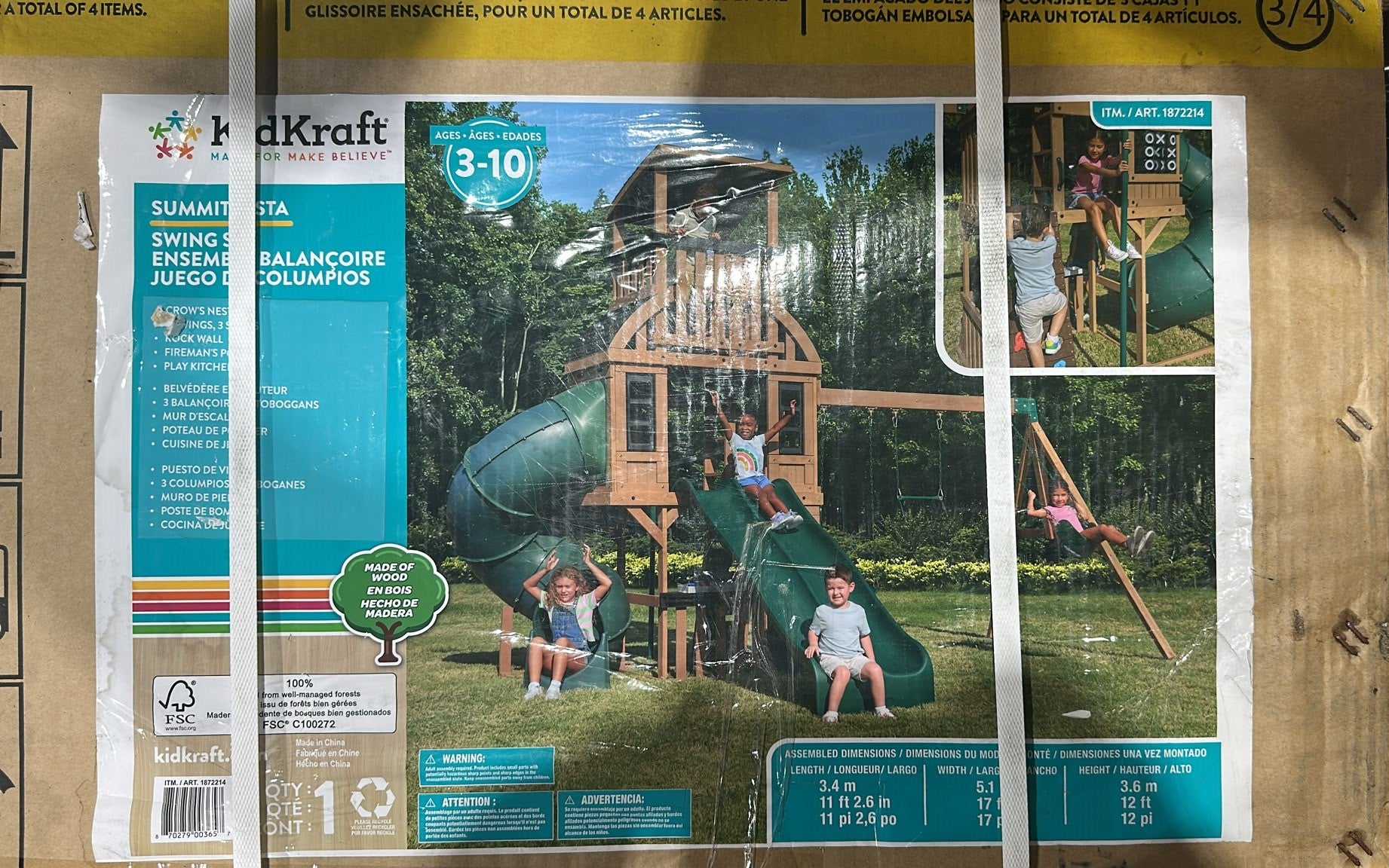 KidKraft Summit Vista Swing Set