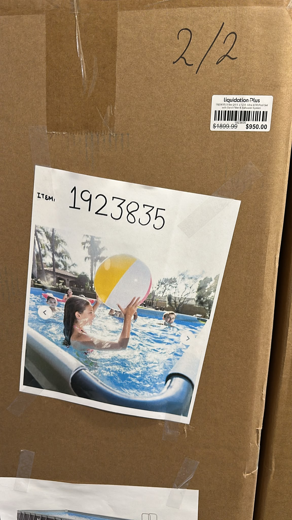 Intex 24 ft. x 12 ft. Ultra XTR Pool Set with Sand Filter & Saltwater System