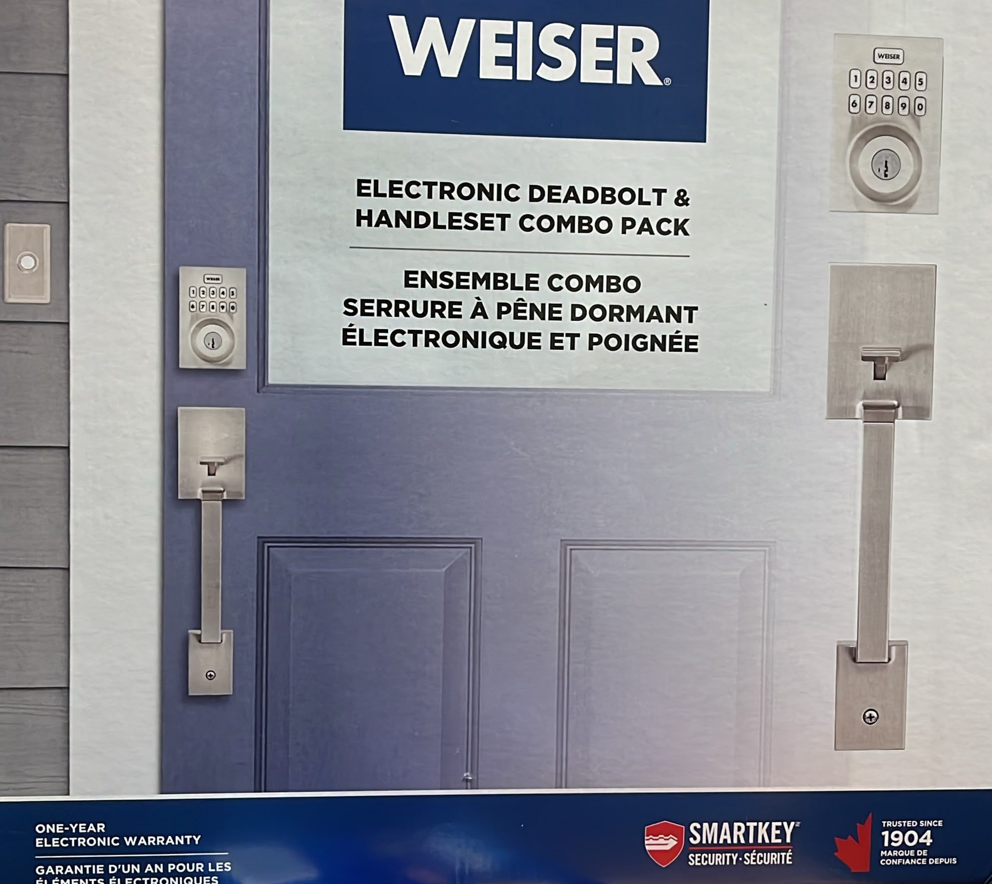 Weiser Electronic Door Lock and Handle Set