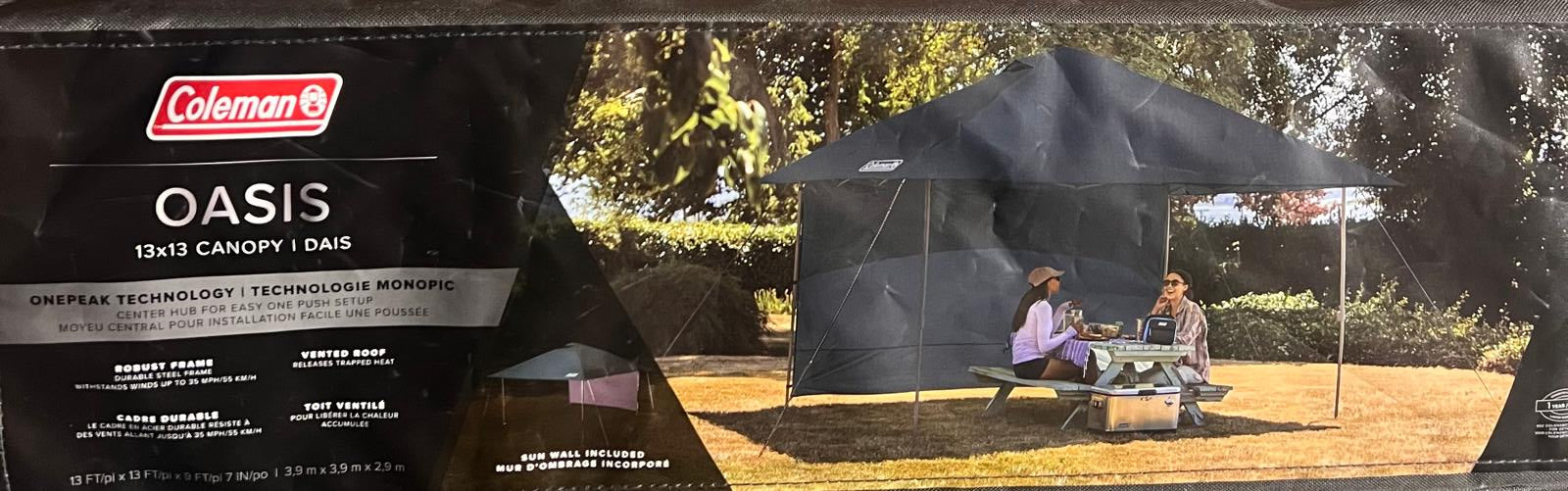 Coleman 13ft x 13ft OASIS™ Shelter with Shade Wall