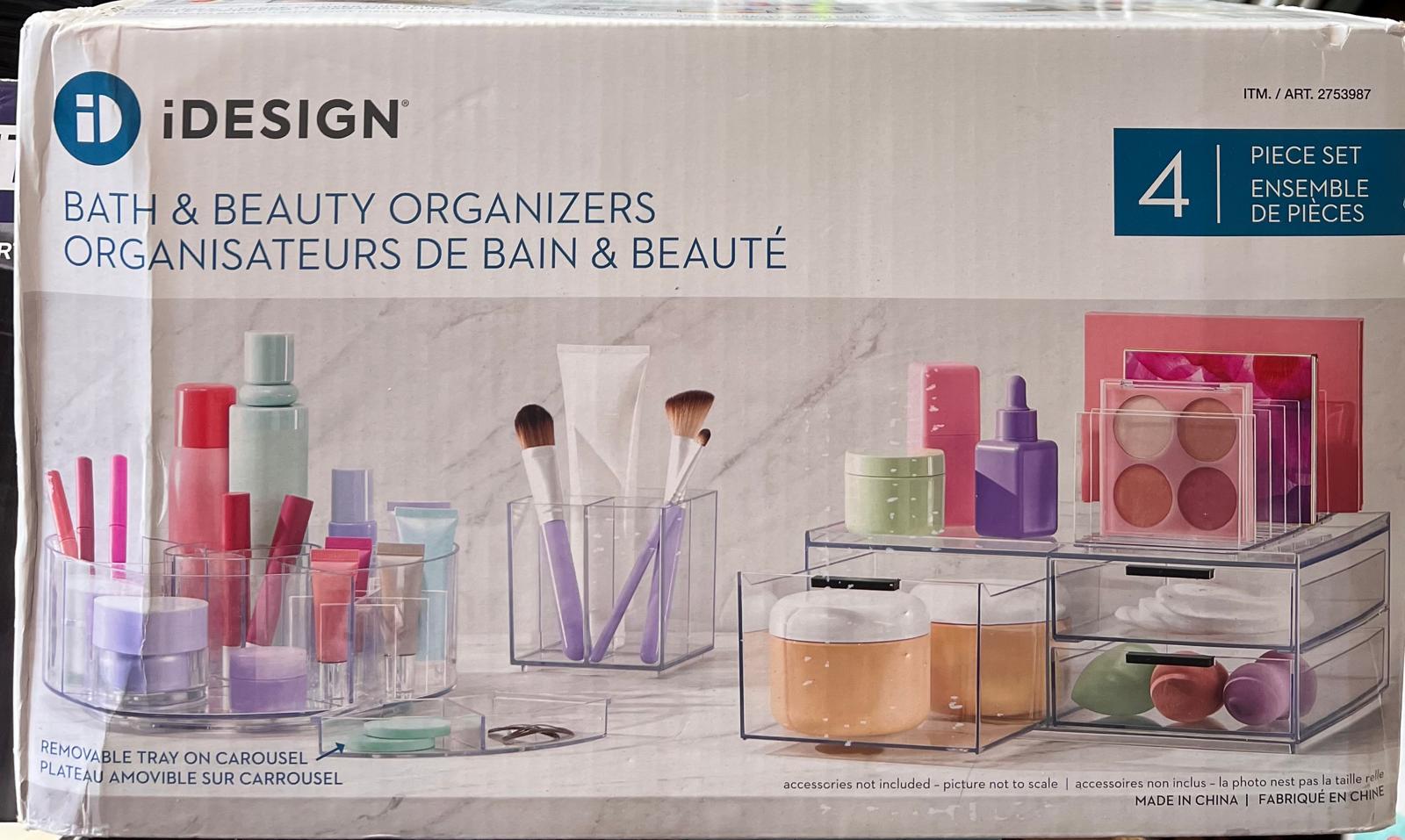 iDesign Cosmetic Organizer Set, 4-piece
