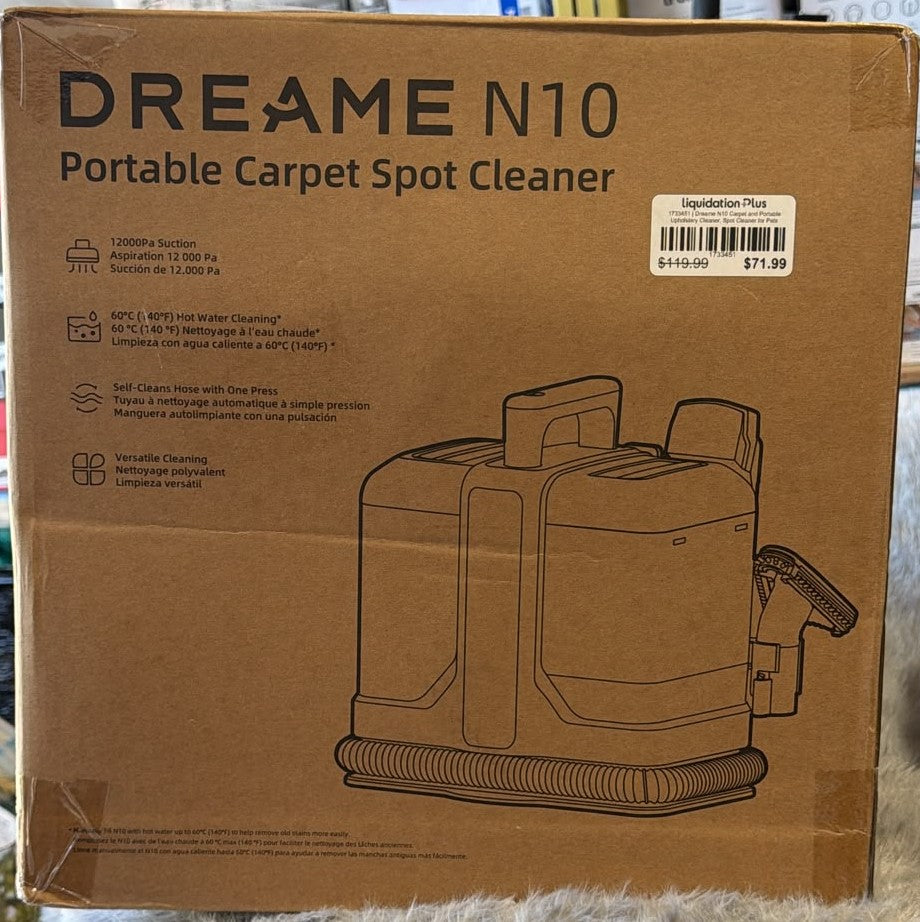 Dreame N10 Carpet and Portable Upholstery Cleaner, Spot Cleaner for Pets