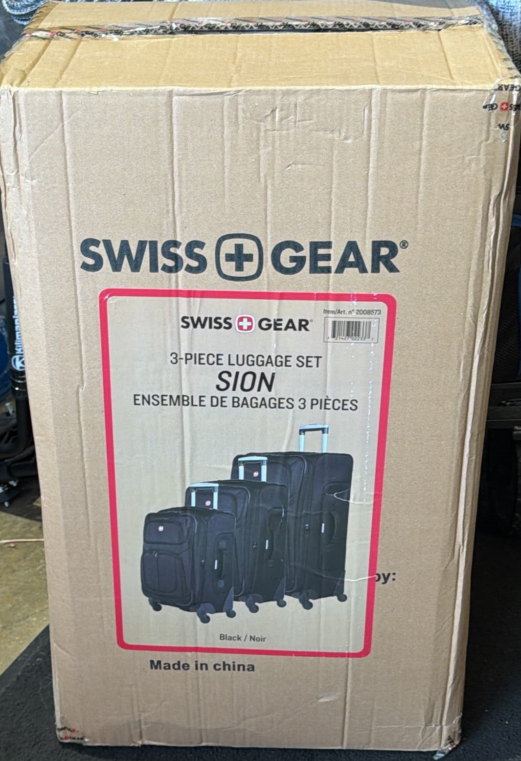 SWISS GEAR SION LUGGAGE 3 PIECE