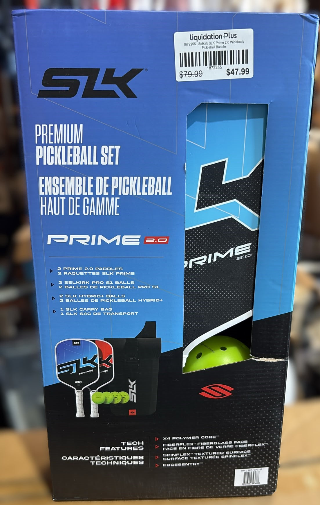 Selkirk SLK Prime 2.0 Widebody Pickleball Bundle